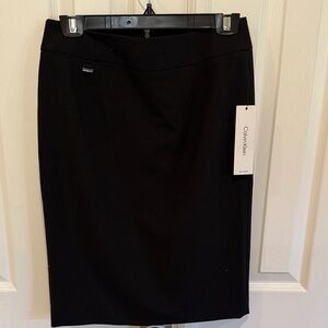 Calvin Klein Women's Elegant Black Pencil Skirt